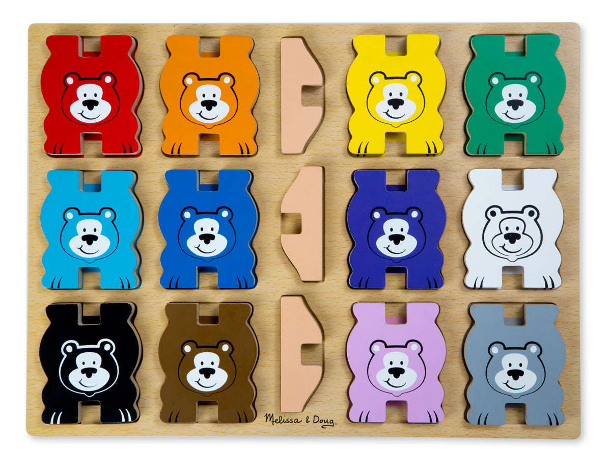 Stacking Chunky Rainbow Bears