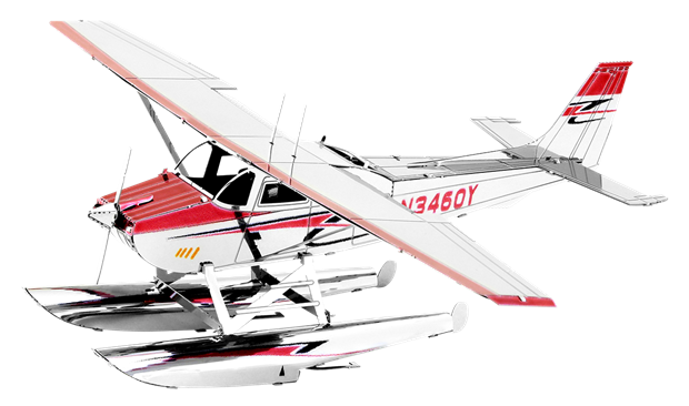 Metal Earth Cessna 182 Floatplane