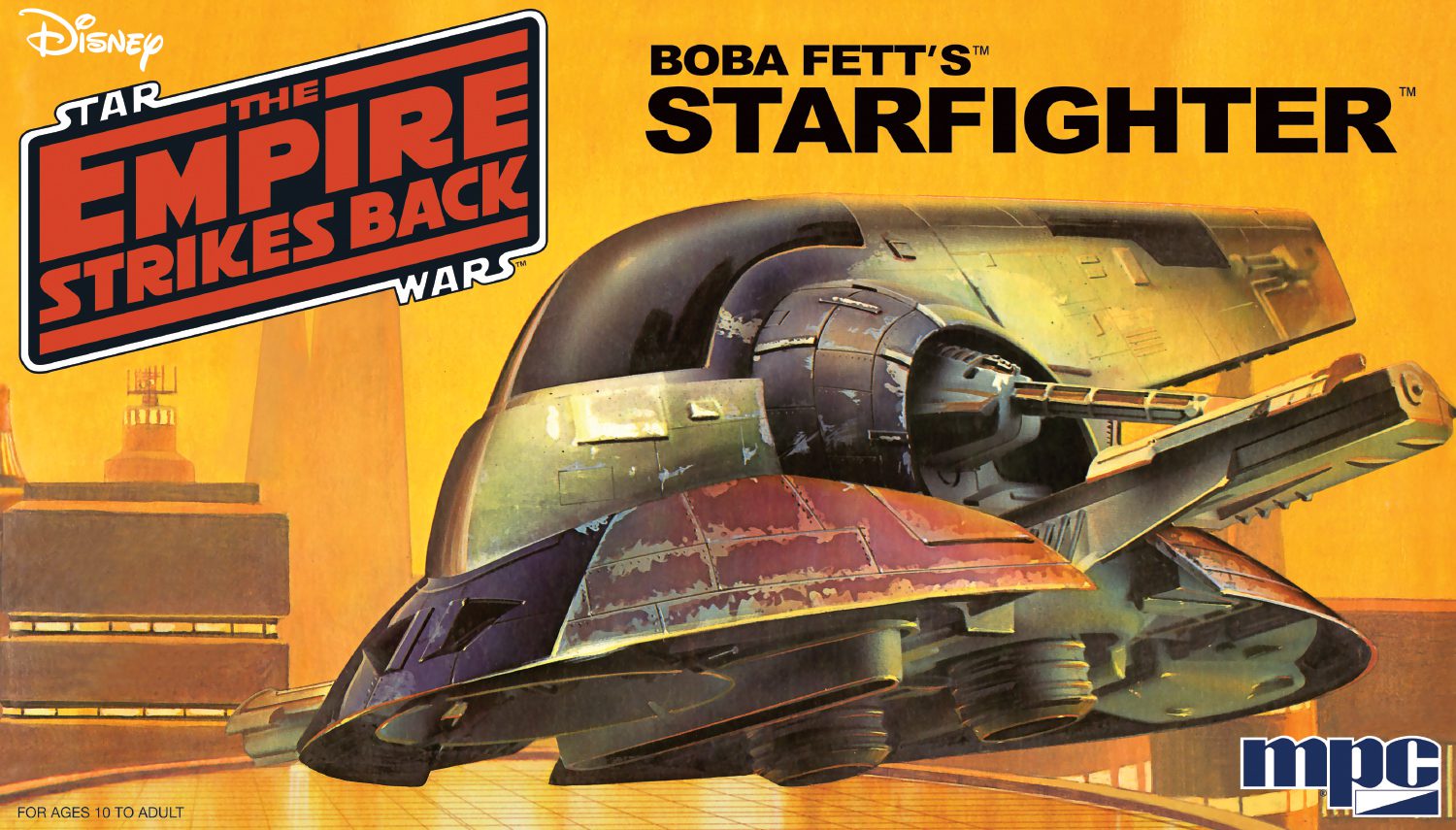 Star Wars boba Fett's Starfighter 1/85