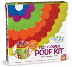 Picacalilly Felt Flower Pouf Kit