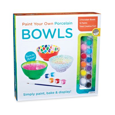 PAINT YOUR OWN PORCELAIN BOWLS