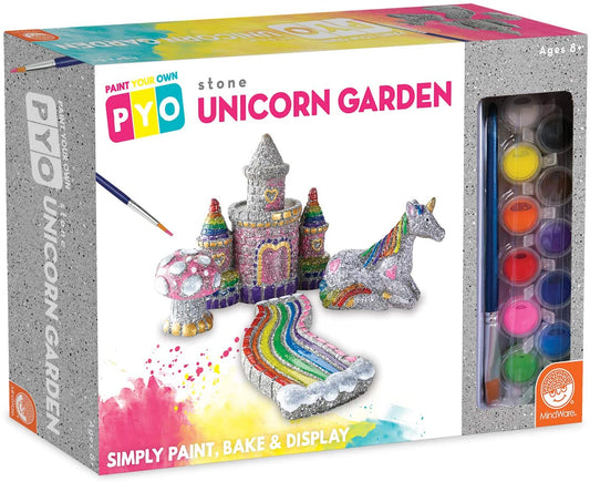 Paint Your Own Stone Unicorn Garden