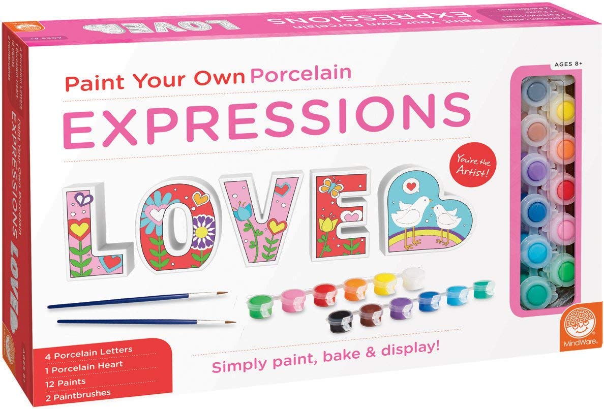 Paint Your Own Porcelain Expression Love