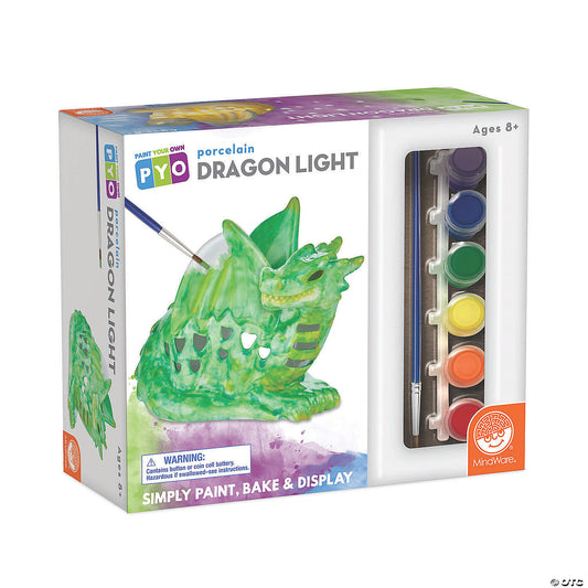 Paint Your Own Porcelain Dragon Light