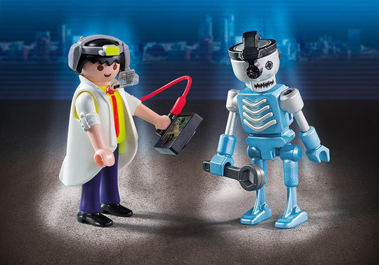 Scientist with Robot Duo Pack