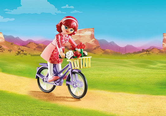 Maricela with Bicycle