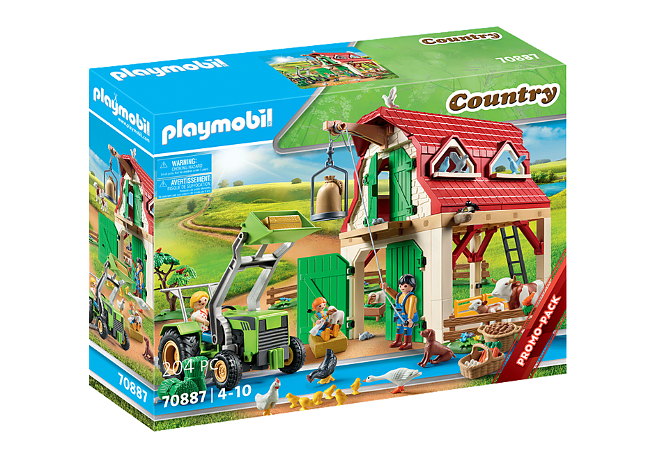 Country Farm with Small Animals