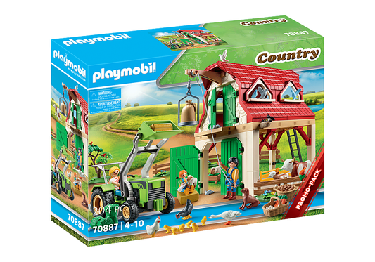 Country Farm with Small Animals