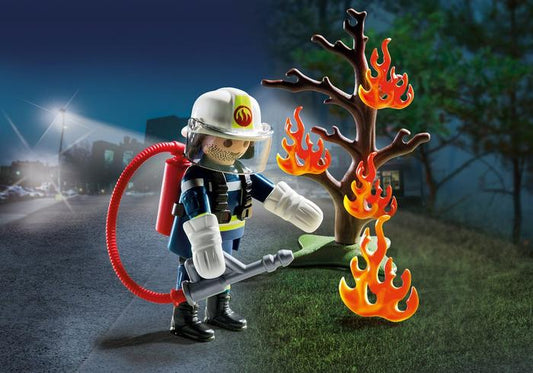 Firefighter with Tree