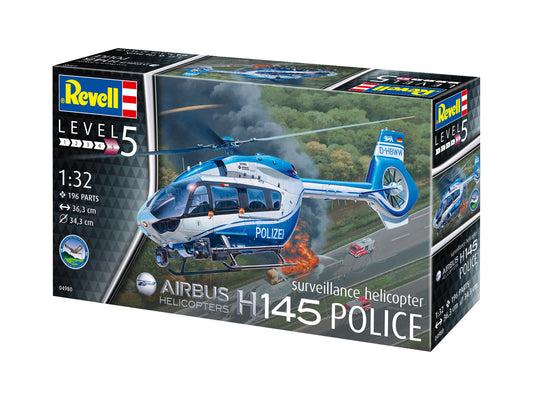 H145 Police Surveillance Helicopter 1/32