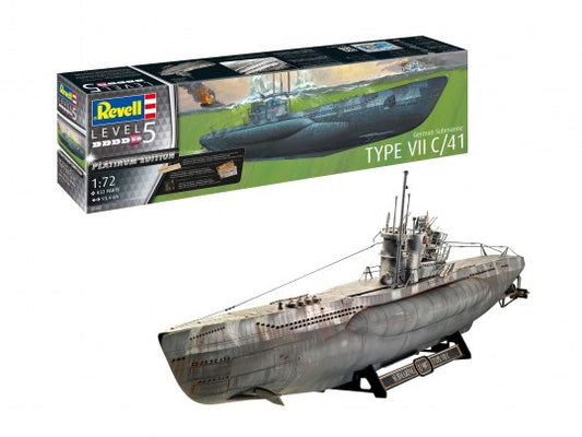 German Submarine Type VII C/41 1/72