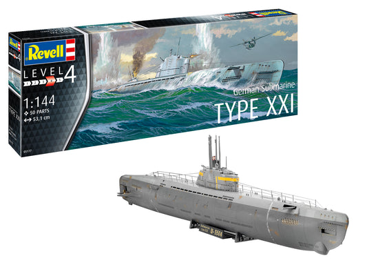 German Submarine Type XXI 1/144