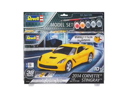 Corvette Stingray 2014 1/25 S/K Easy-Click