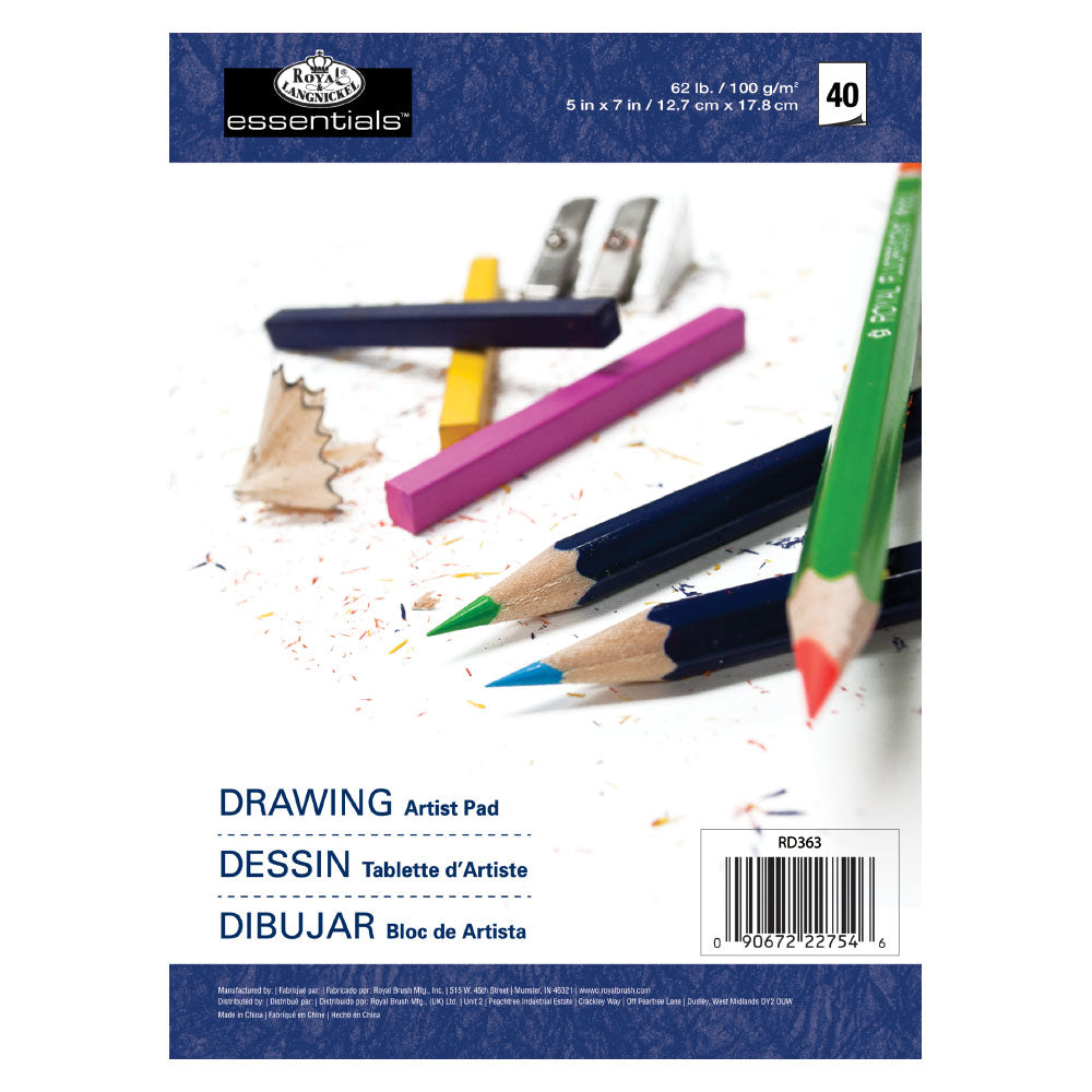 Drawing Artist Pad 5X7" 62lb. 40 Sheets