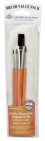 SABLE CAMEL BRUSH SET