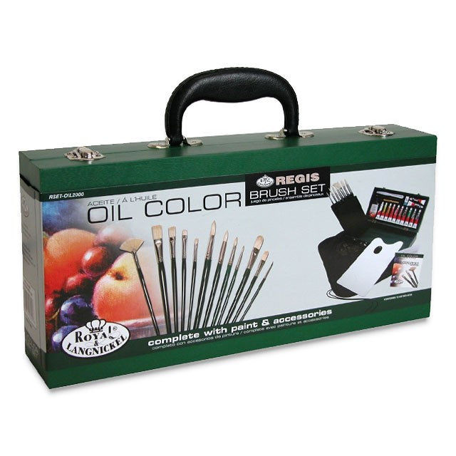 Oil Color Brush Set with Paint & Acc.