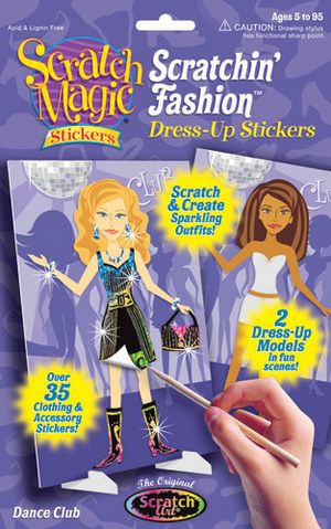 SCRATCH & FASHION DRESS UP STICKERS