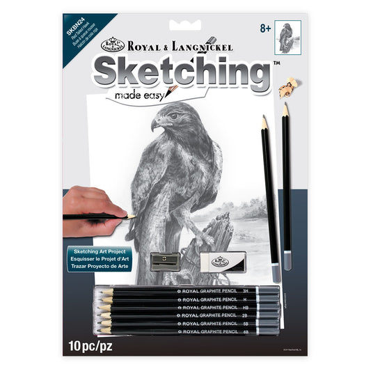 Sketching Made Easy Red Tailer Hawk