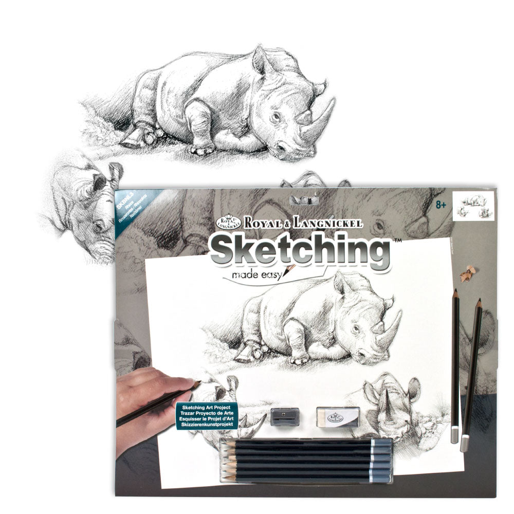 Sketching Made Easy Rhinos