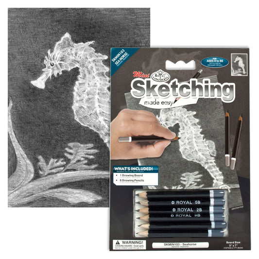 Mini Sketching Made Easy  Sea Horse