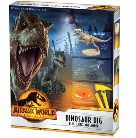 Dinosaur Dig Blue,T.Rex & Amber