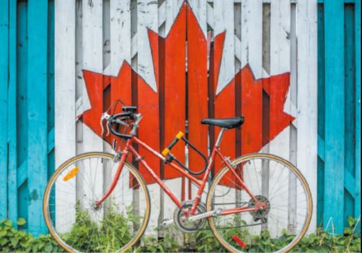 Cycling in Canada 500pc