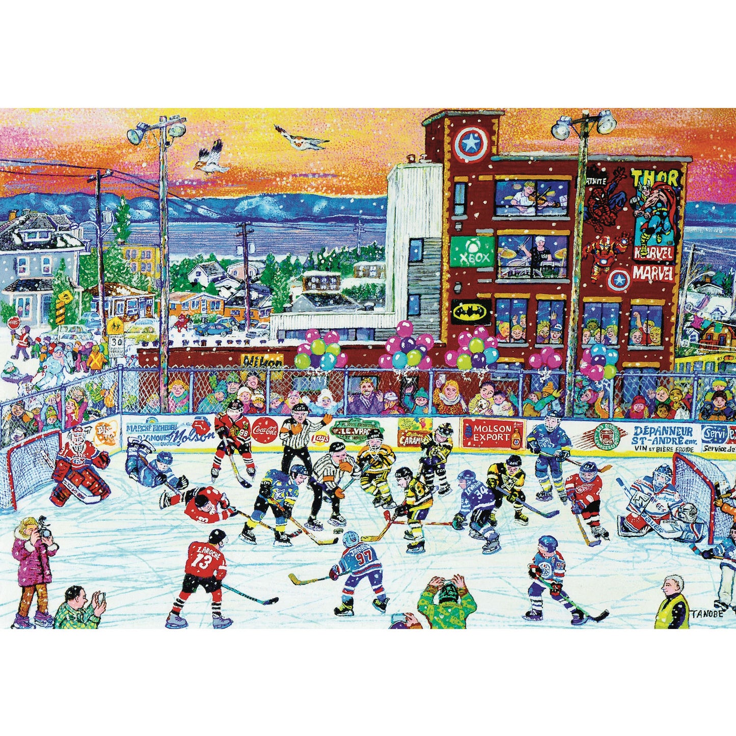 Hockey in Riviere-du-Loup 1000pc