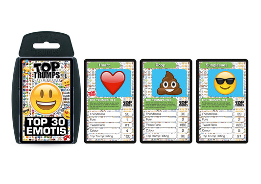 Top Trumps: Top 30 Emojis