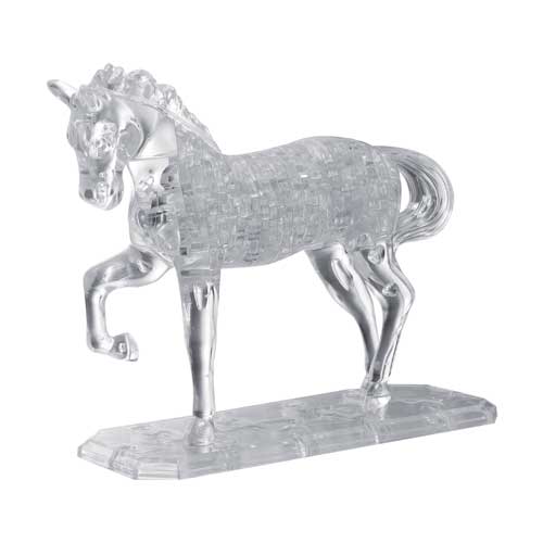 3D Crystal White Horse Level 3