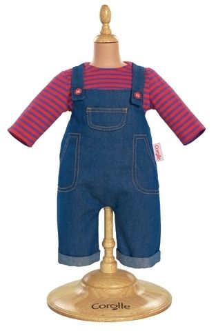 DENIM OVERALL OUTFIT 17"