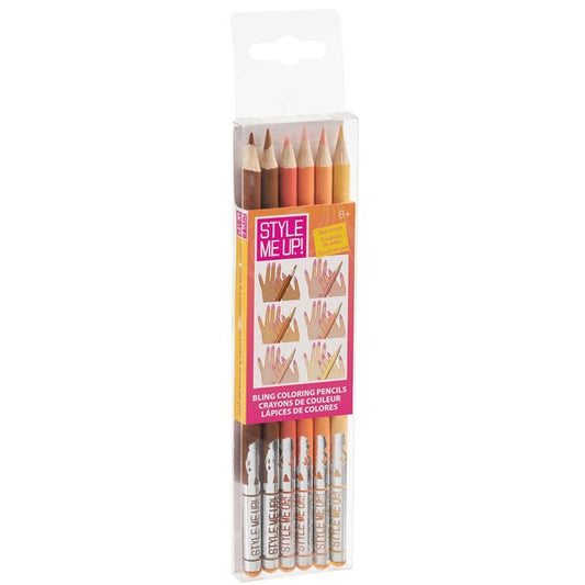 Bling Coloring Pencils Skin Tones