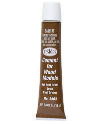 Cement for Wood Models