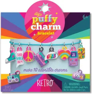 Puffy Charm Bracelet Retro