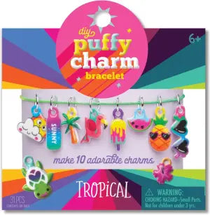 Puffy Charm Bracelet Tropical