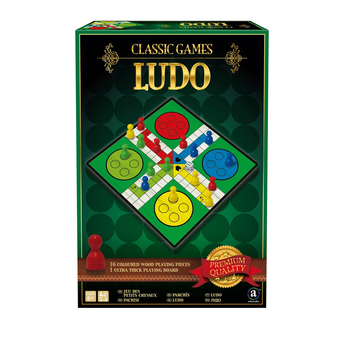 Ludo (Wooden Board)